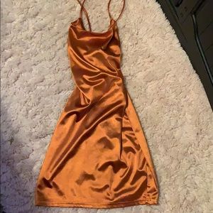 satin dress